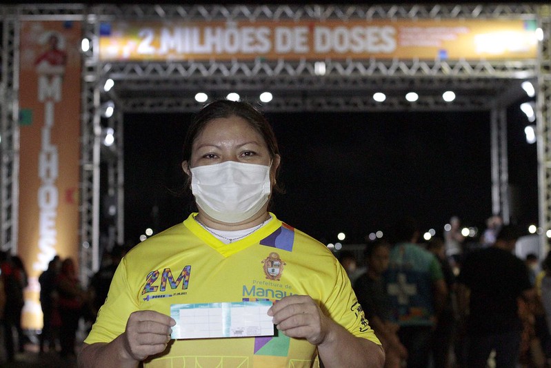 Manaus alcança 50% da população vacinável com esquema de imunização completa