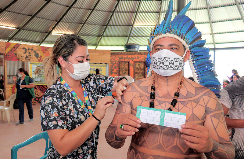 Mais de 82% dos indígenas estão completamente imunizados contra Covid-19 