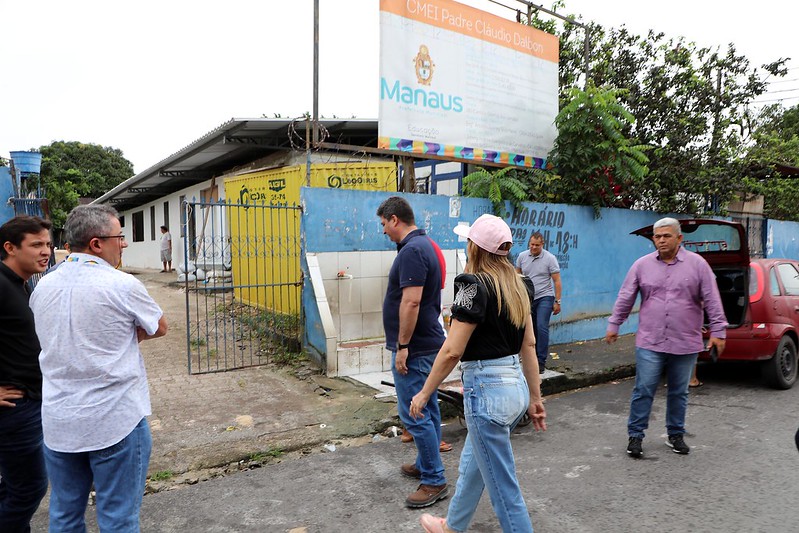Obras de escolas municipais em Manaus são vistoriadas