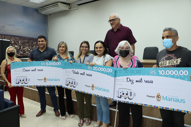 Contribuintes ganham prêmios do segundo sorteio do ‘IPTU Premiado’ em Manaus