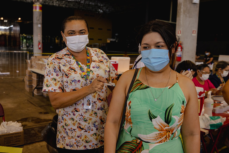 Mais de 50 mil pessoas são imunizadas em 3 dias de vacinação contra a Covid em Manaus