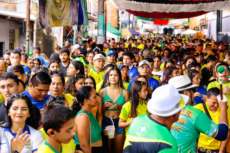 ‘Rua da Copa’ no Morro da Liberdade não terá mais transmissão dos jogos do Brasil