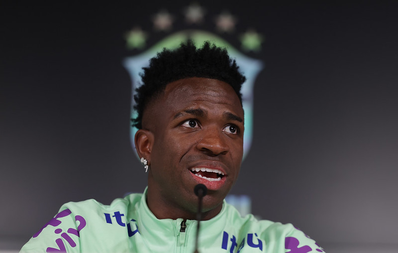 Vinicius Júnior será o capitão do Brasil no amistoso contra a Espanha