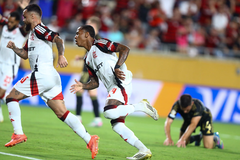 Flamengo reage rápido e busca empate com o Los Angeles FC em Orlando
