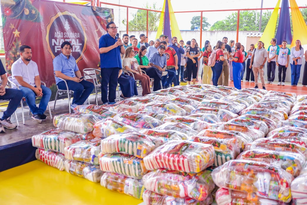 Prefeitura de Coari distribui 20 mil cestas e encerra Ação Solidária Natal Feliz