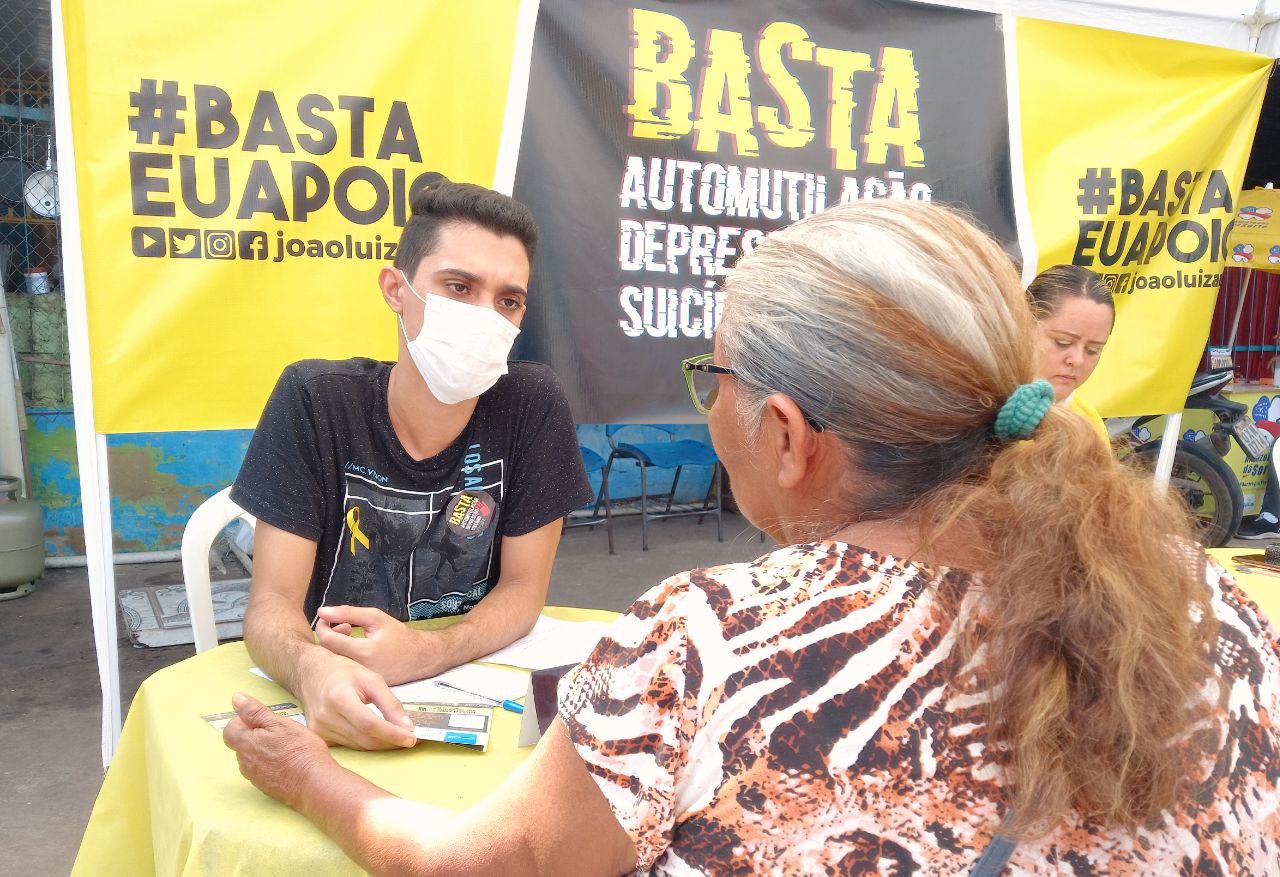 Ação contra a automutilação, depressão e suicídio é realizada no Amazonas