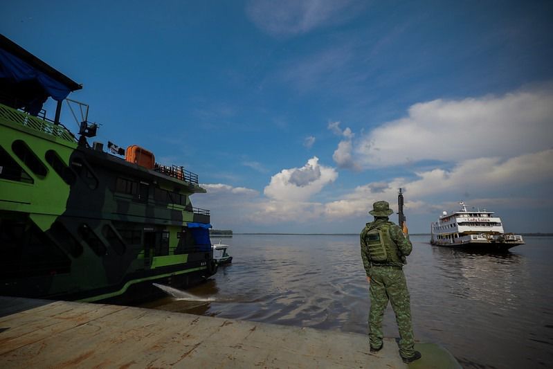 Base Arpão 2 combate criminalidade na calha do rio Negro