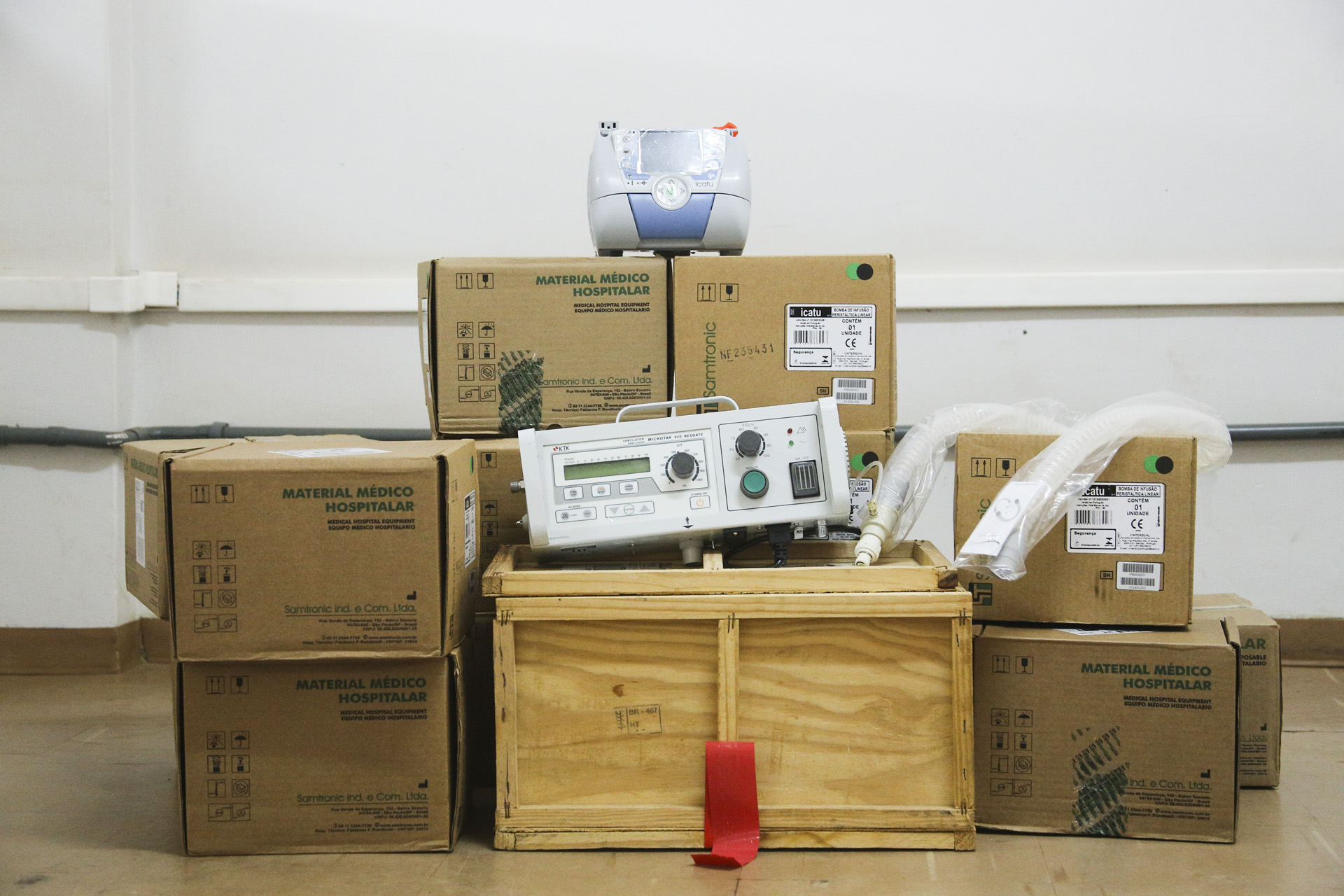 Alemanha doa 80 ventiladores pulmonares para hospitais do Amazonas