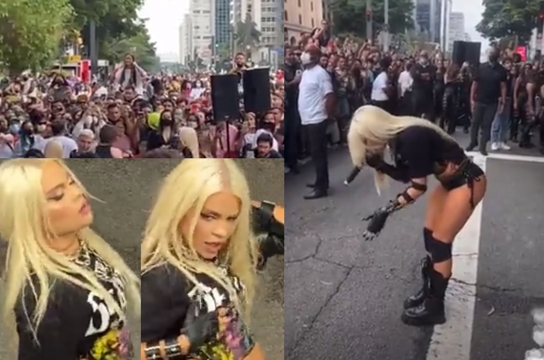 Luísa Sonza para a Av Paulista com show surpresa: 'roçando no asfalto quente'; vídeo