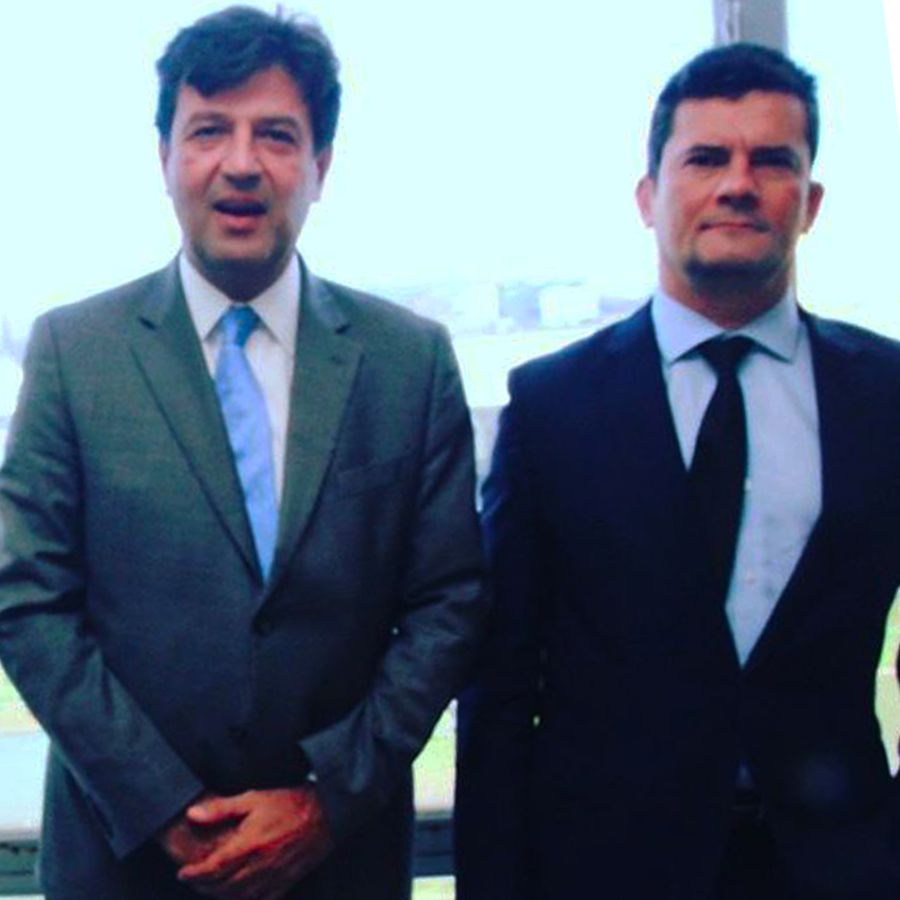 Mandetta e Moro almoçam juntos para definir candidatura à presidência