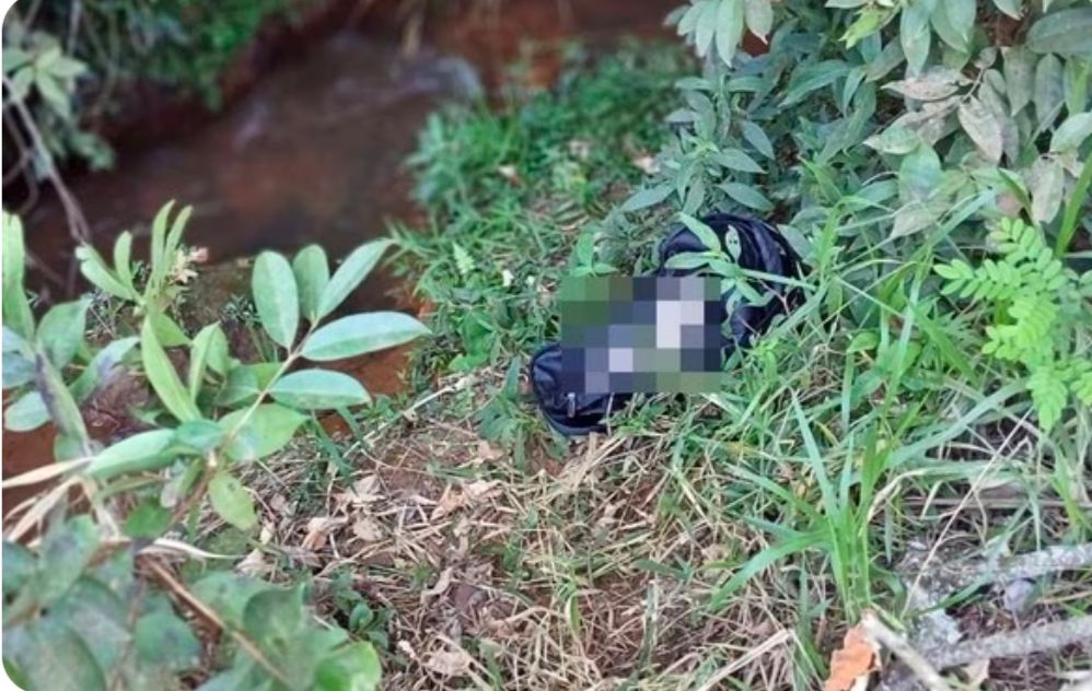 Bebê é encontrado dentro de mochila cheia de pedras às margens de rio