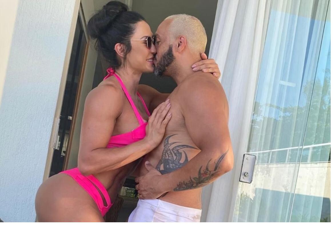 Gracyanne teria agredido Belo com socos após cantor jogar praga