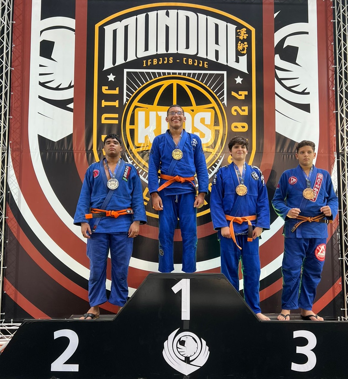 Amazonense Marco Henrique Sudário, do Jovens Embaixadores, é ouro no Mundial da CBJJE