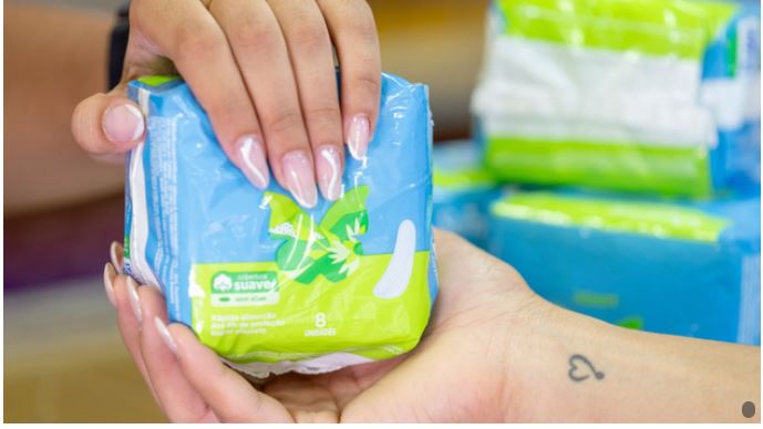 Estudantes de baixa renda têm direito a absorventes gratuitos