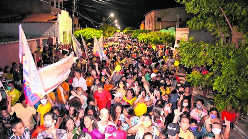 Candidatas terão que pagar multa por promover aglomeração em carreata nas eleições
