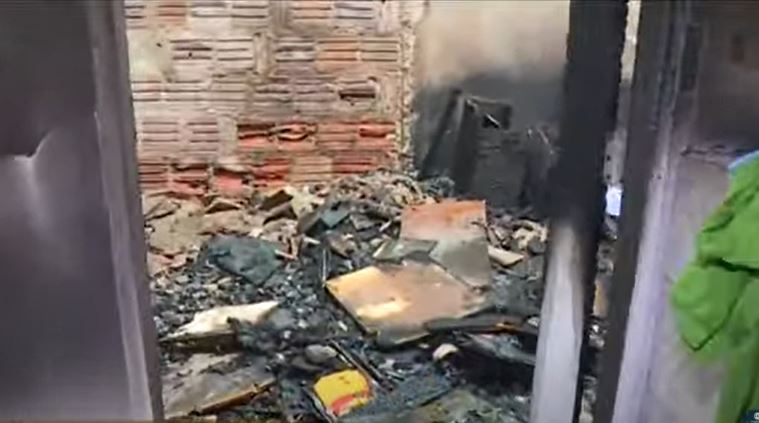 Moradores acordam com casa em chamas em Manaus; Criança e idosos estavam dentro