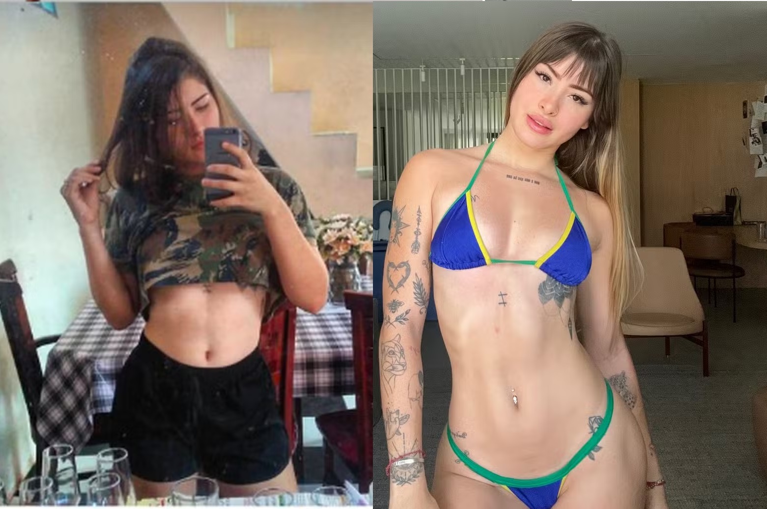 Namorada de Filipe Ret, amazonense Ágatha Sá mostra foto antiga do corpo: 'só comia miojo'