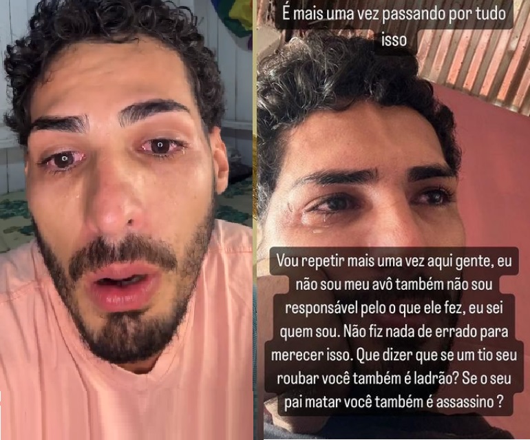 Agenor Tupinambá chora após família ser exposta em desmatamento: ‘não sou o meu avô'