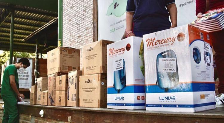 Municípios do Amazonas recebem doações de concentradores de oxigênio