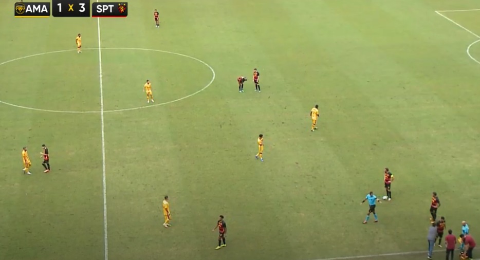 3x1: Amazonas tenta diminuir placar, mas Sport reage e faz o 3º da partida