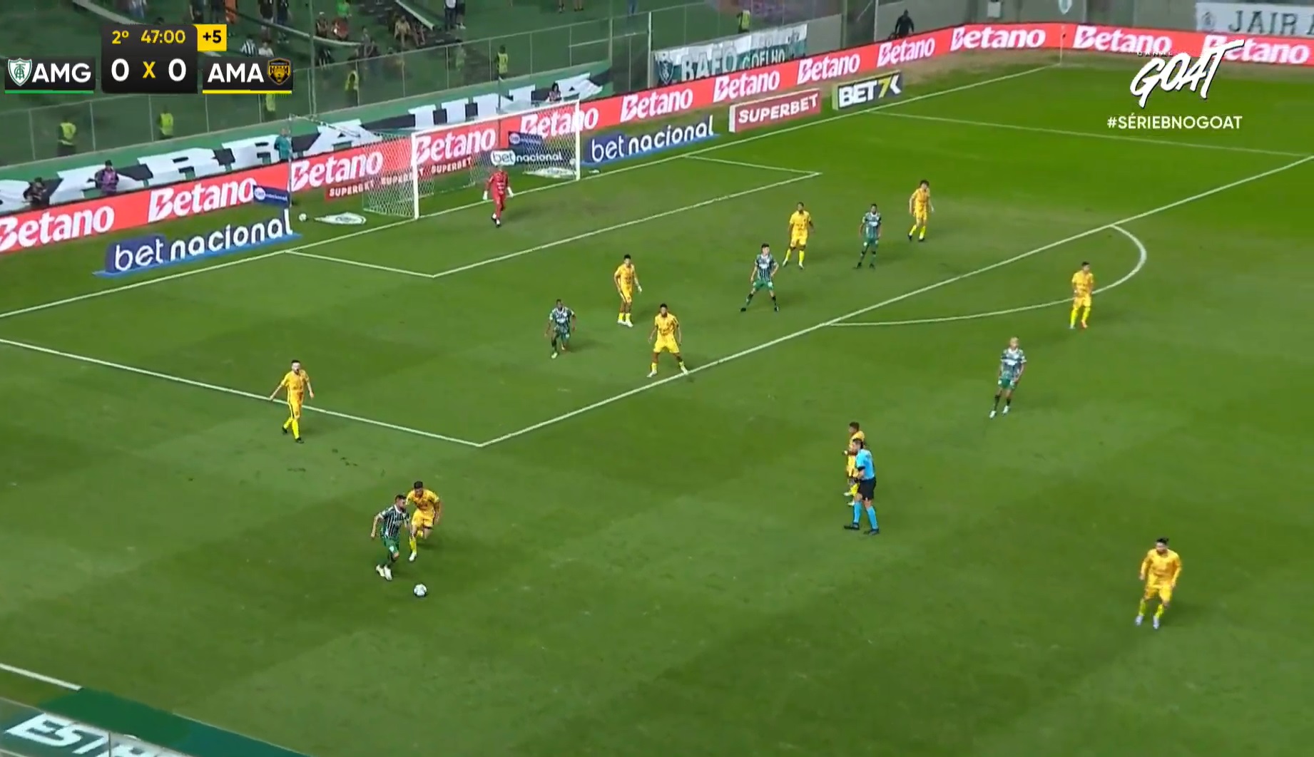 Fora de casa, Amazonas empata em 0 a 0 com o América pela Série B