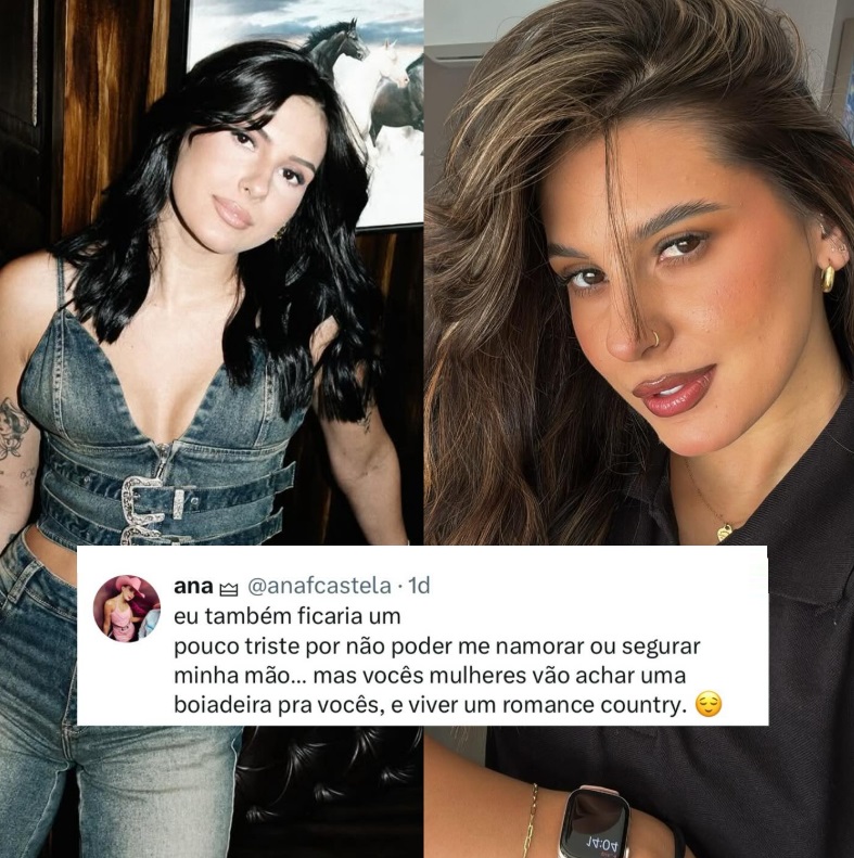 Ana Castela responde comentários sobre sexualidade: 'sonho delas'