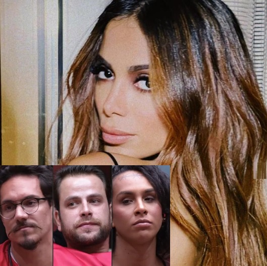 Anitta se indigna com possível resultado do paredão entre Eli, Gustavo e Lina
