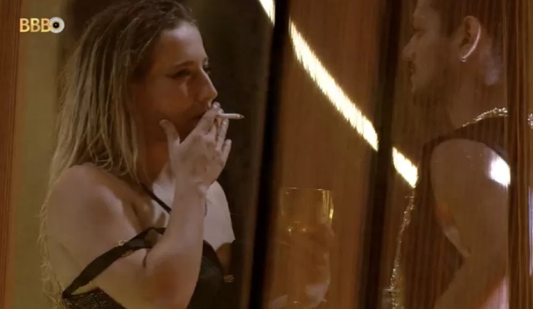 Bruna diz para Gabriel Santana que vai tentar protegê-lo do paredão