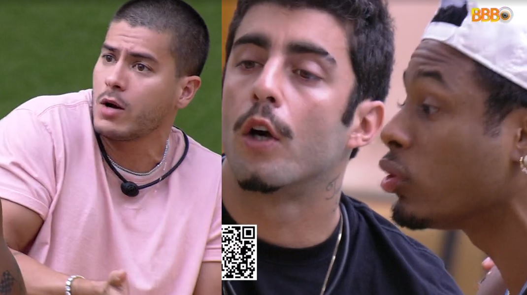 Arthur, PA e Scooby têm DR com cobranças do ator e atleta se irrita: ‘você tem que respeitar essa p*rra'