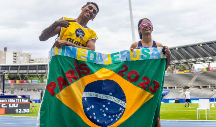 Brasil é ouro com Yeltsin e Jerusa no Mundial Paralímpico de Atletismo