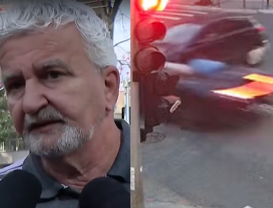 Motorista batido por Porsche de Gato Preto diz que não morreu por pouco e filho pode passar por cirurgia