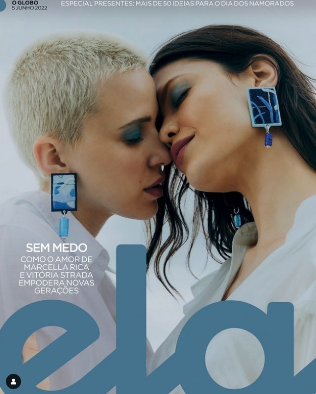 Vitória Strada relembra início do namoro Marcella Rica:  'como perder a virgindade'