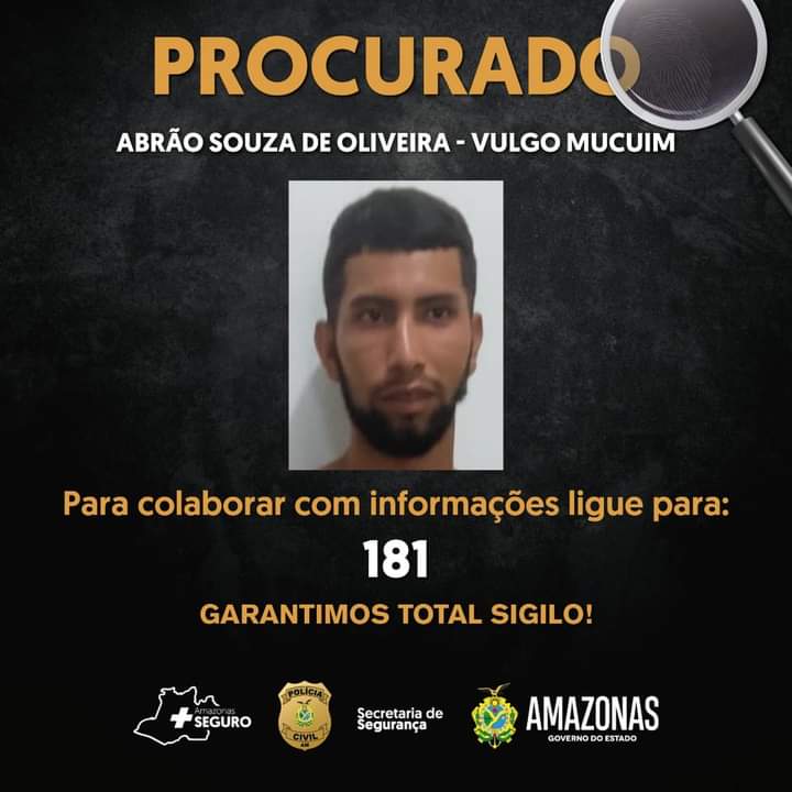 PC pede ajuda para encontrar foragidos no Amazonas 