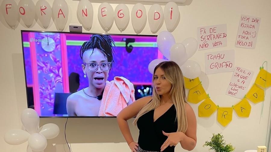 Marília Mendonça faz decoração especial com 'Fora Nego Di' e agita web