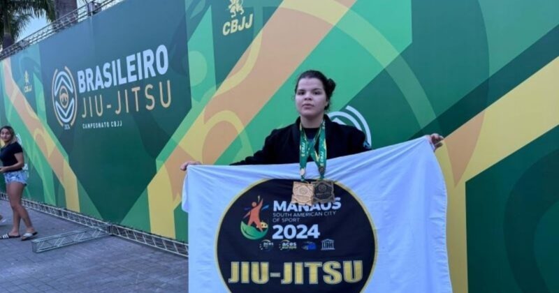 Atletas de Manaus totalizam oito medalhas no Brasileiro de Jiu-Jítsu, em São Paulo