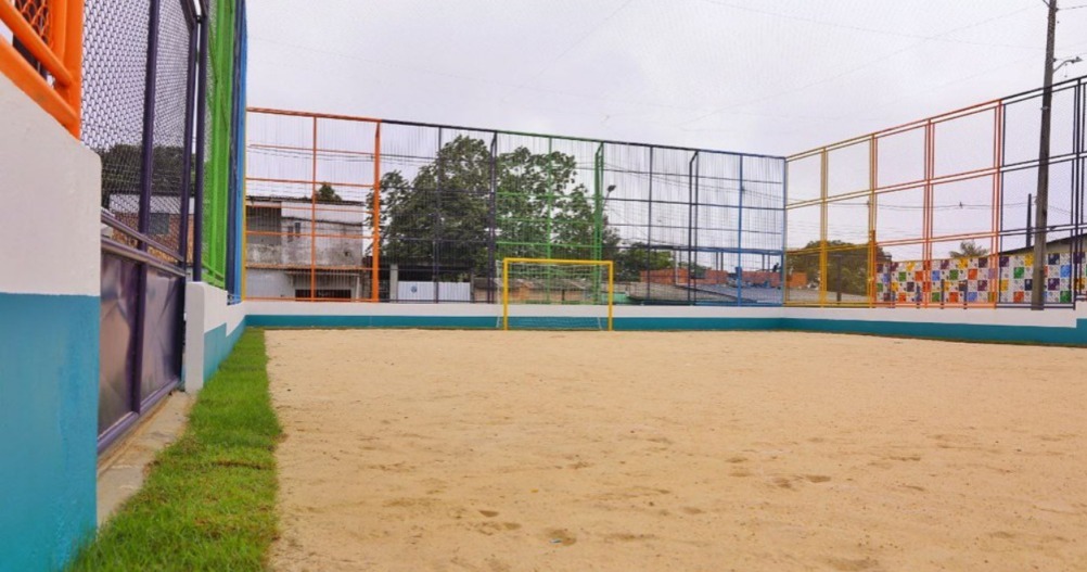 Complexo esportivo Campo do Coração é entregue após reforma em Manaus