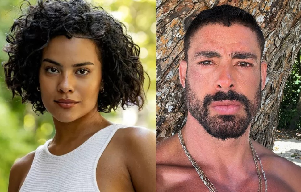 Com dedo no rosto, Bella Campos e Cauã Reymond brigam no estacionamento da Globo