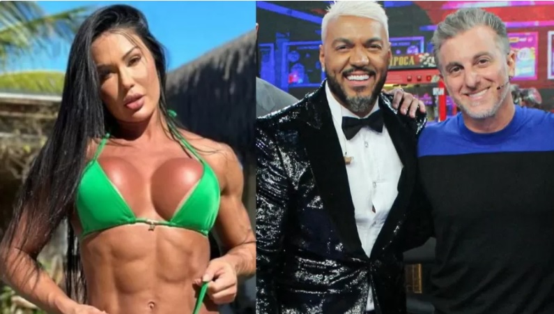 Luciano Huck tenta se redimir com Gracyanne após polêmica com Belo: "era brincadeira"