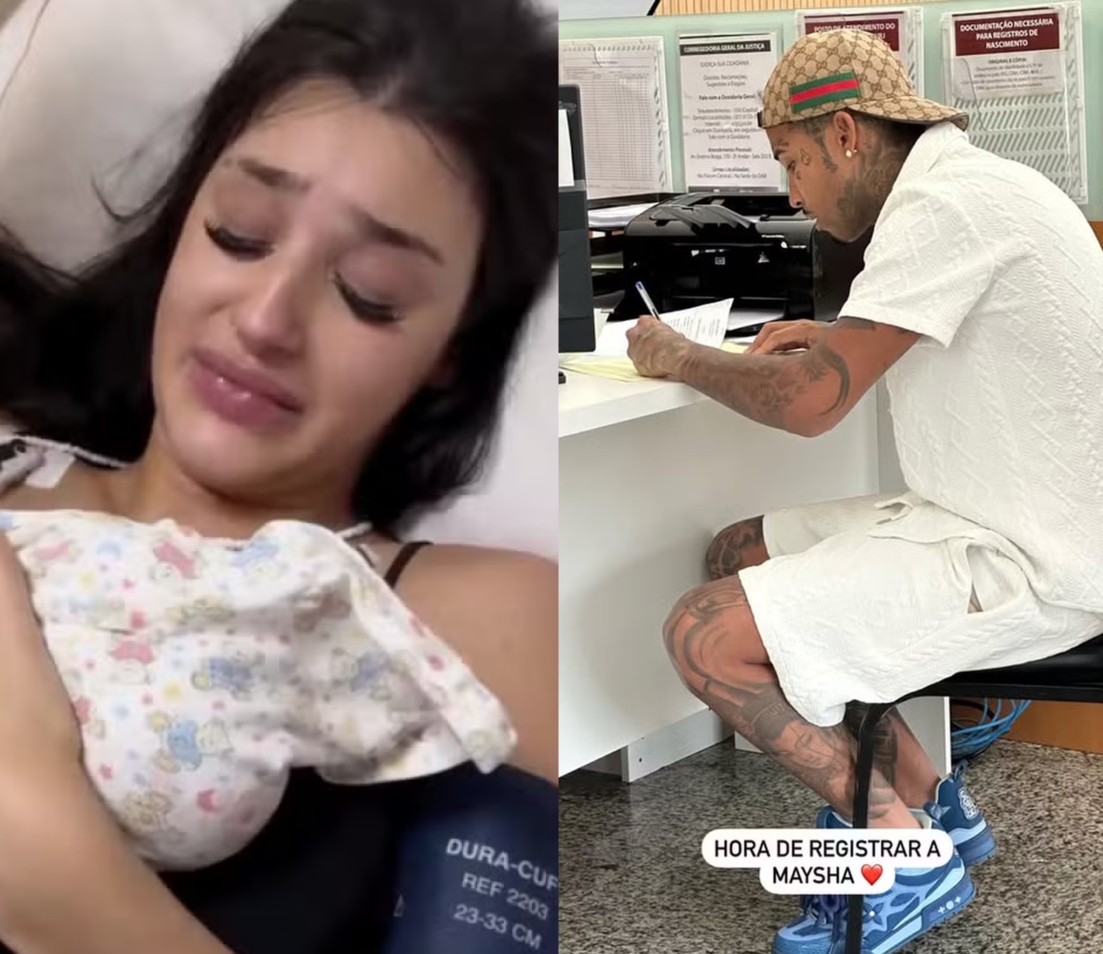 Gato Preto registra filha com Bia Miranda após negar paternidade e desabafa: 'muita culpa'