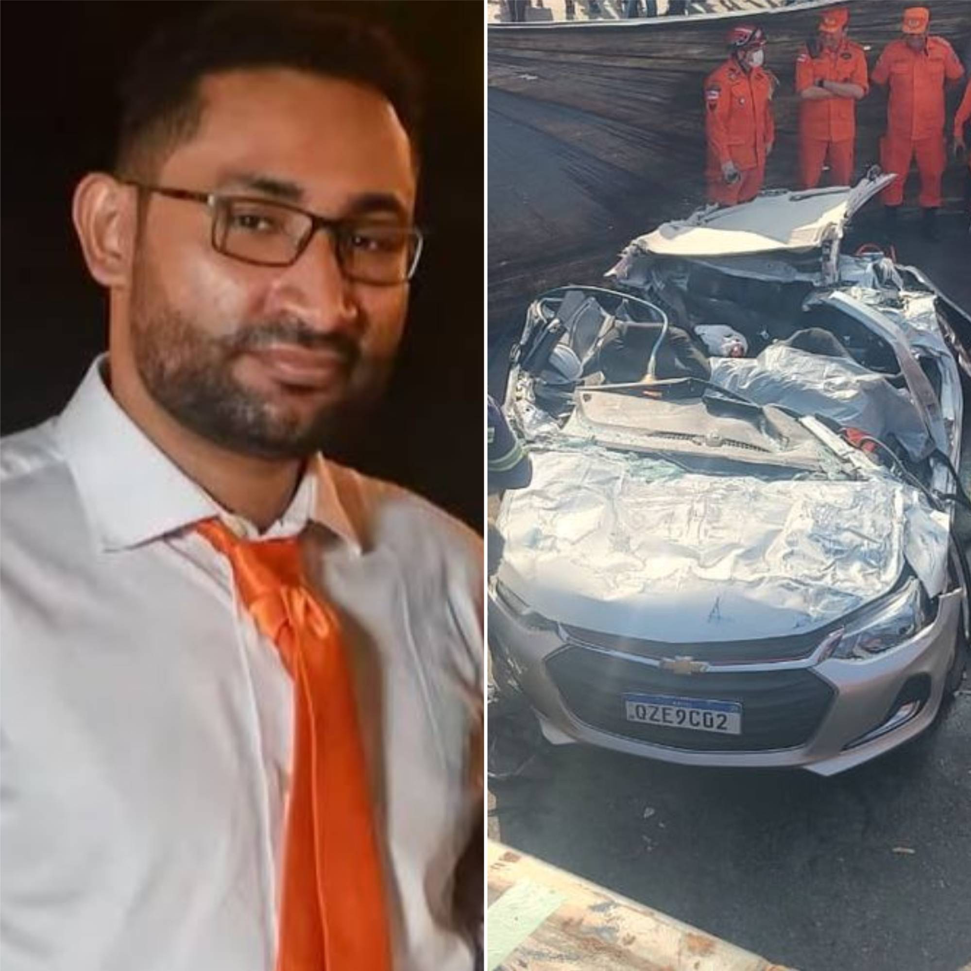 Família se despede de homem que morreu ao ter carro esmagado por carreta em Manaus