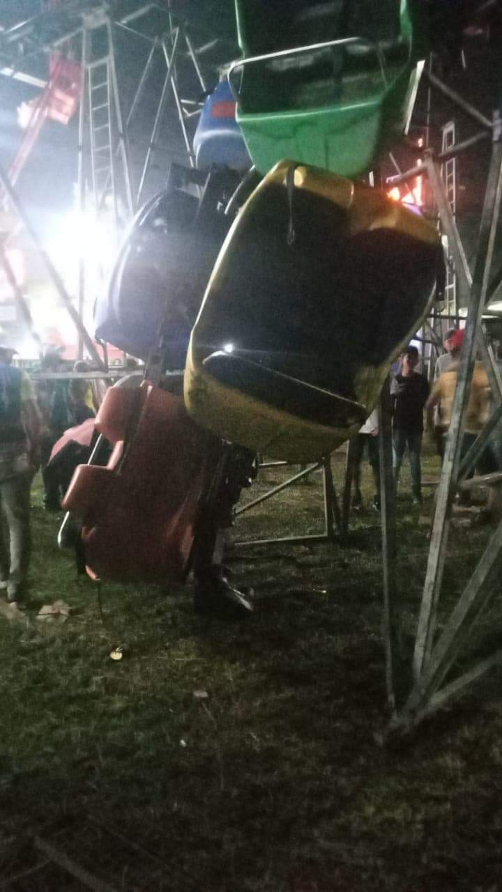 Brinquedo despenca em parque de diversões e deixa 7 crianças feridas em Parintins 