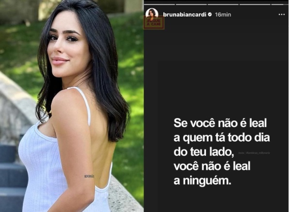 Grávida de Neymar, Bruna Biancardi posta indireta sobre lealdade: ‘não é leal'