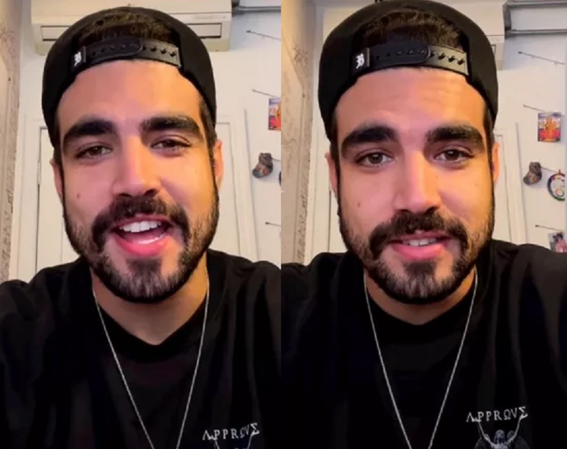 Caio Castro faz novo vídeo após polêmica de pagar conta e pede ajuda para comprar cestas básicas