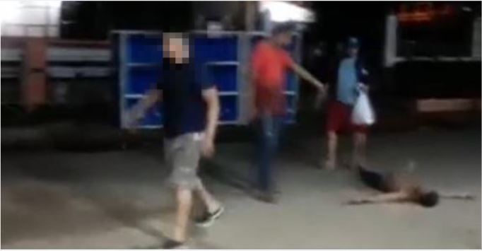 Vídeo: Secretaria apura conduta de PM flagrado espancando homem no Amazonas