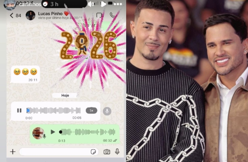 Sem mágoas! Carlinhos Maia e Lucas Guimarães trocam mensagens de carinho na virada do ano