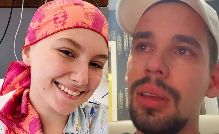 Marido de Isabel Veloso é amparado durante velório: "Não é fácil ver minha esposa ali" 