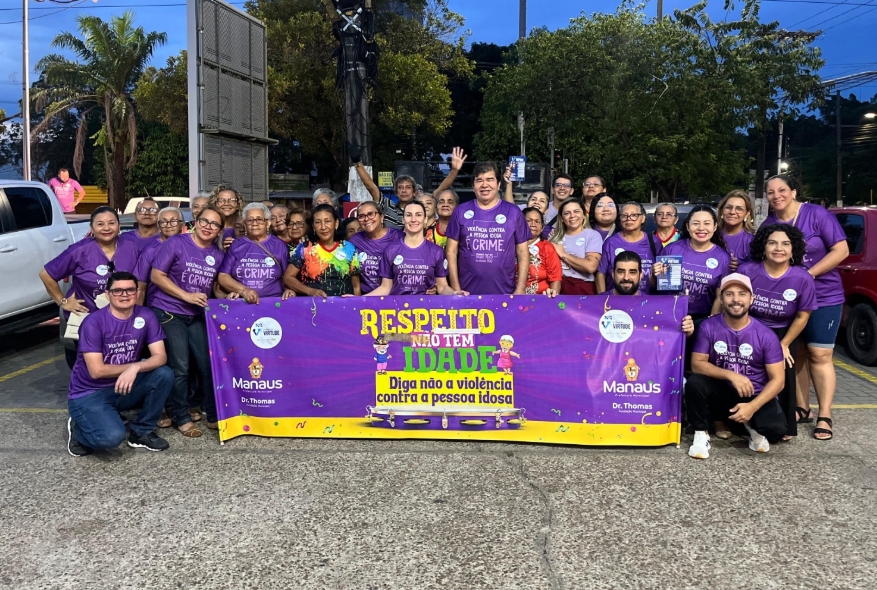 Operação 'Virtude' realiza blitz educativa para valorização de idosos em Manaus