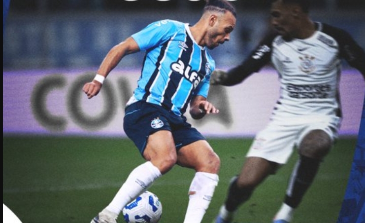 Em jogo de belos gols, Grêmio e Corinthians ficam no empate