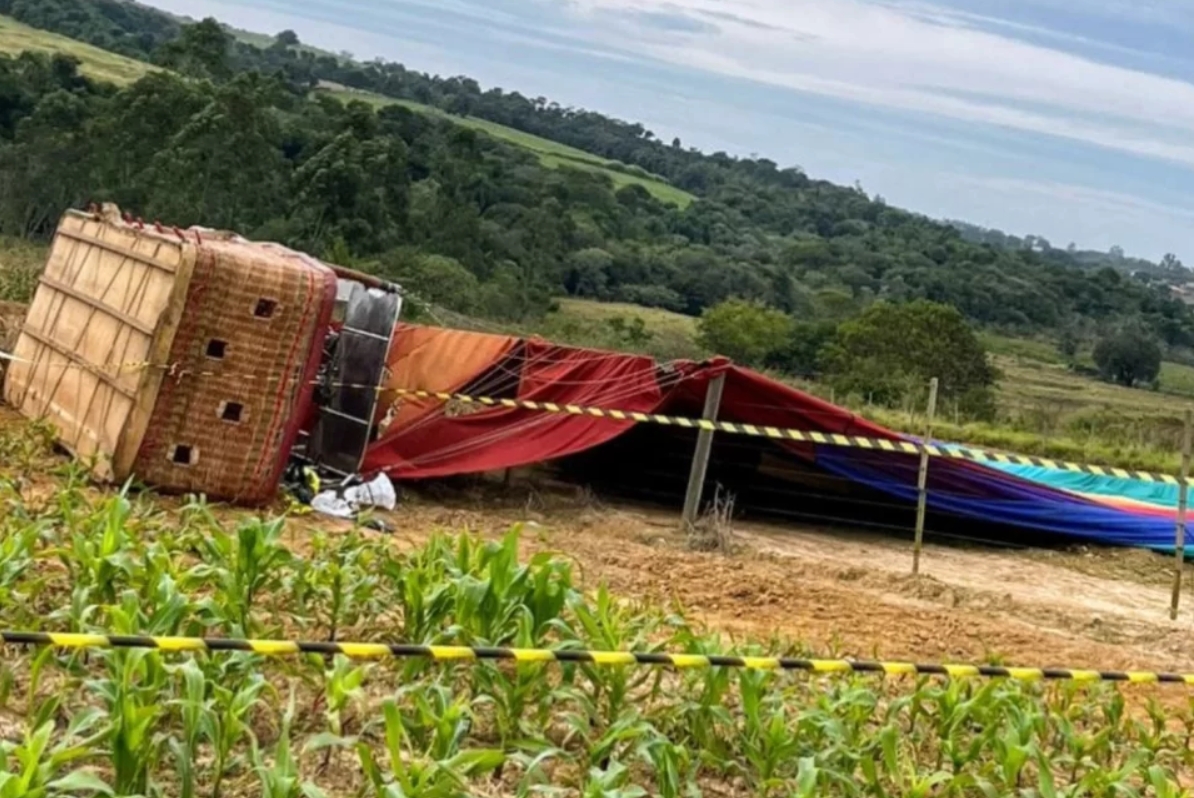 Piloto de balão que caiu e matou mulher é preso por voo irregular em São Paulo