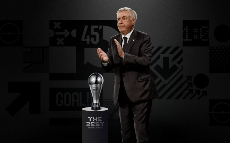 The Best: Carlo Ancelotti é eleito melhor treinador do ano